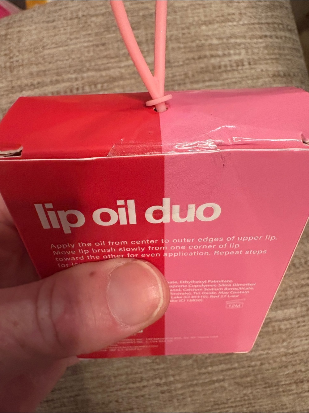 ๐ Lip Oil Duo Set Moisturizing Gloss 2-Pack Heart Cap New Gift Set - Picture 4 of 4